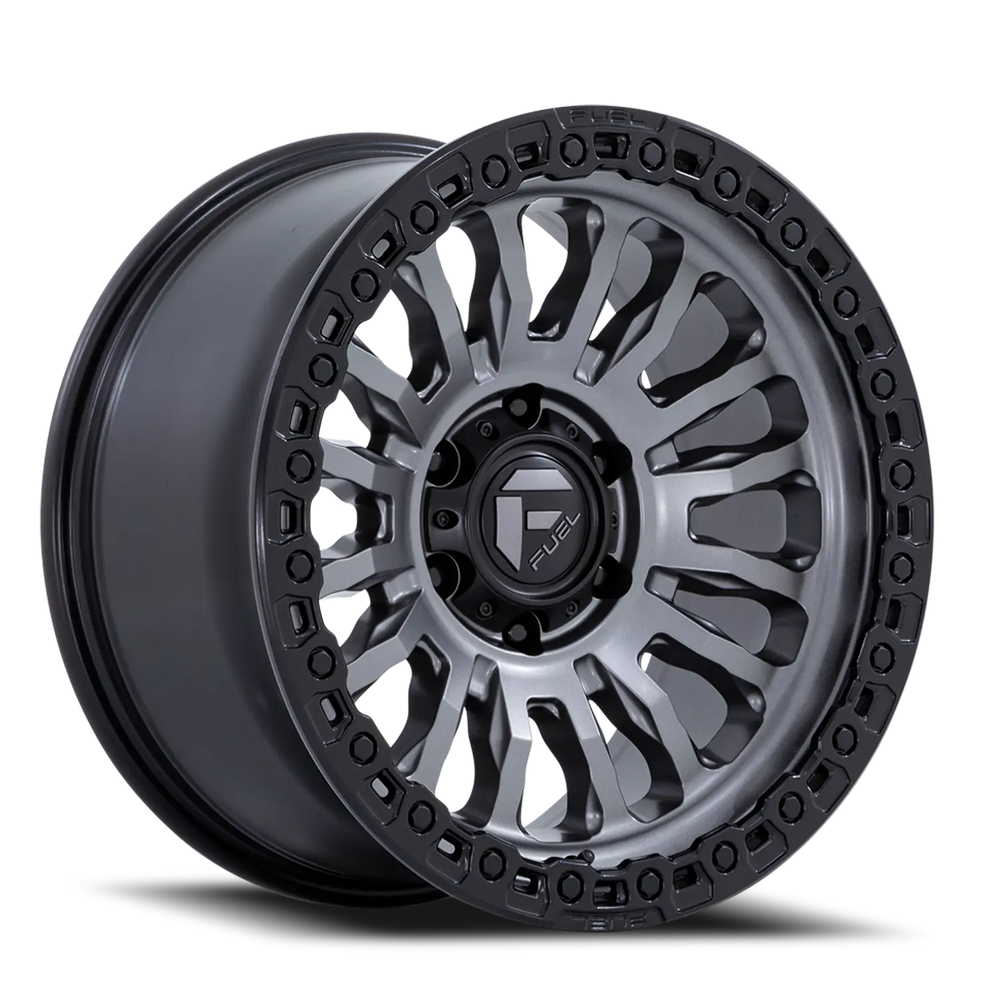 D857 18X9 5X5.5 M-GNMTL BLK -12MM