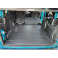 1823 WRANGLER JKU 4DR CARGO SET CARGO MAT WHEELHOUSE COVERS W/ SUBWOOFER MESA