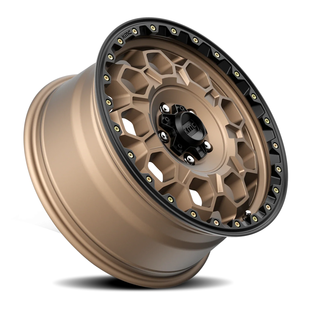 TREK 17X8 5X4.25 38MM MATTE BRONZE W/ BLACK LIP