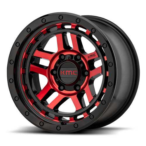 Wheel Pros KM540 17X9 6X5.5 G-BLK MCH RTCC -02MM KM54079068902N