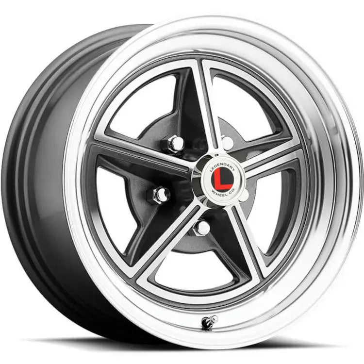 15x7 ALLOY MAGSTAR RIM-CHARCOA