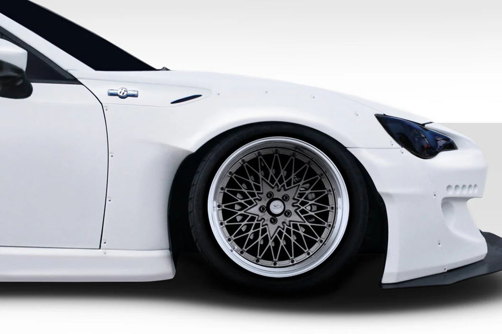 2013-2020 Scion FR-S Toyota 86 Subaru BRZ Duraflex GT500 V2 Front Fender Flares ( 45mm) - 4 Piece