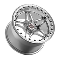 Weld S81 18x12 / 5x120 BP/ 8.6in. BS Black Wheel (High Pad) - Single Beadlock - Black