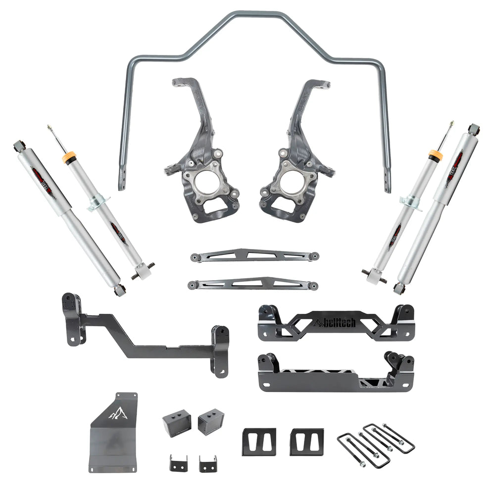 67IN LIFT KIT FRONT/REAR TRAIL PERFORMANCE STRUTS/SHOCKS