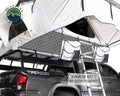 Nomadic 3 Extended Roof Top Tent - White Base With Dark Grey Rain Fly Black Cover