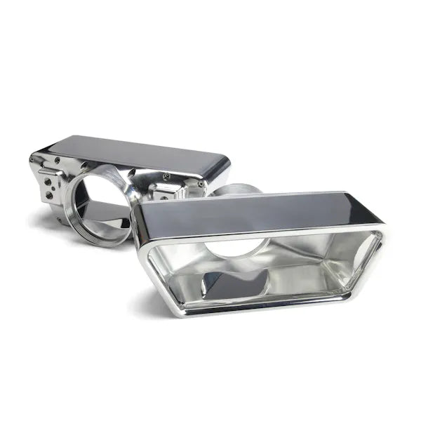 EXHAUST TIPS PR. GOOLSBY EDITION BILLET ALUMINUM POLISHED FINISH