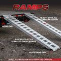 1 PAIR EXTREME DUTY 7 FOOT ALUMINUM