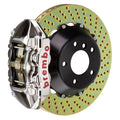Brembo 06-11 ML320 Rear GTR BBK 4 Piston Billet 380x28 2pc Rotor Slotted Type1-Nickel