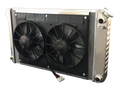 Radiator w/Fans Camaro LS 70-81 Auto Trans Blk
