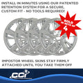 CENTER CAP; CHROME; HUBCAP KINGDOM
