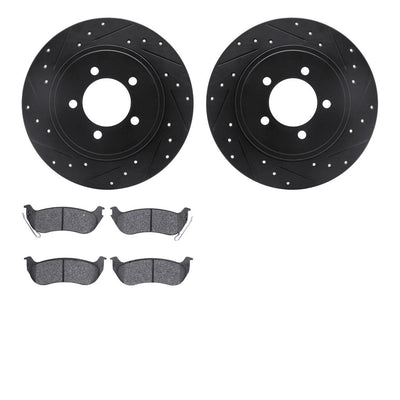 R1 Concepts Brake Rotor- Slotted - Silver Fits Ford Mustang