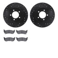 R1 Concepts Brake Rotor- Slotted - Silver Fits Ford Mustang