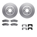 R1 06-11 Cadillac Dts Front Right Drilled & Slotted Geo-Carbon Rotor