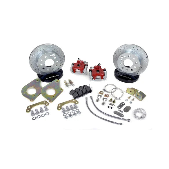 10.5" CLASSIC SERIES BRAKE KIT RR RED