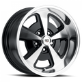 REV WHEELS 109 CLASSIC SERIES MAGNUM 18X9 5x120.65/5x4.75 +0MM OS POLISHED/BLACK