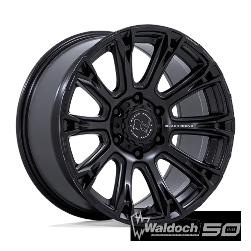 BR020 17X8.5 6X4.5 M-BLK 25MM