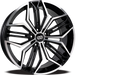 Enkei CUV 20x8 5x110 30mm Offset 72.6mm Bore Black Machined
