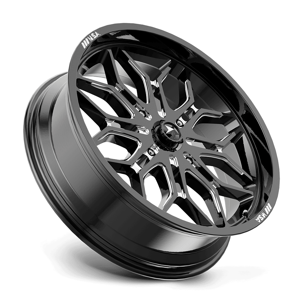 MA47 18X7 4X110 G-BLK-MILL 10MM