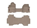 WeatherTech Tan Front and Rear Floorliners - Over The Hump Fits 2025 Ram Truck 1500 4518911-4514284