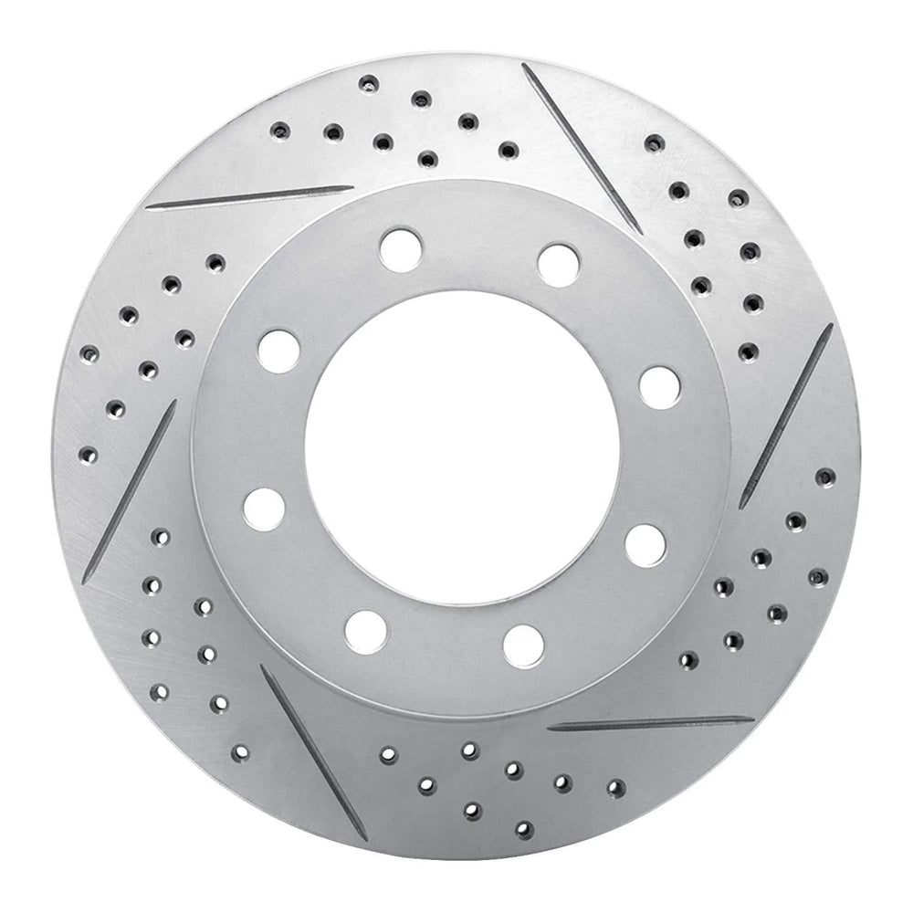 DFC 05-12 Ford F-350 Super Duty 4WD Front Right Drilled & Slotted Geoperformance Rotor
