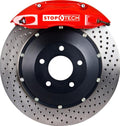 RED CALIPER/DRILLED ROTOR