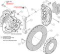 Wilwood auto part close-up