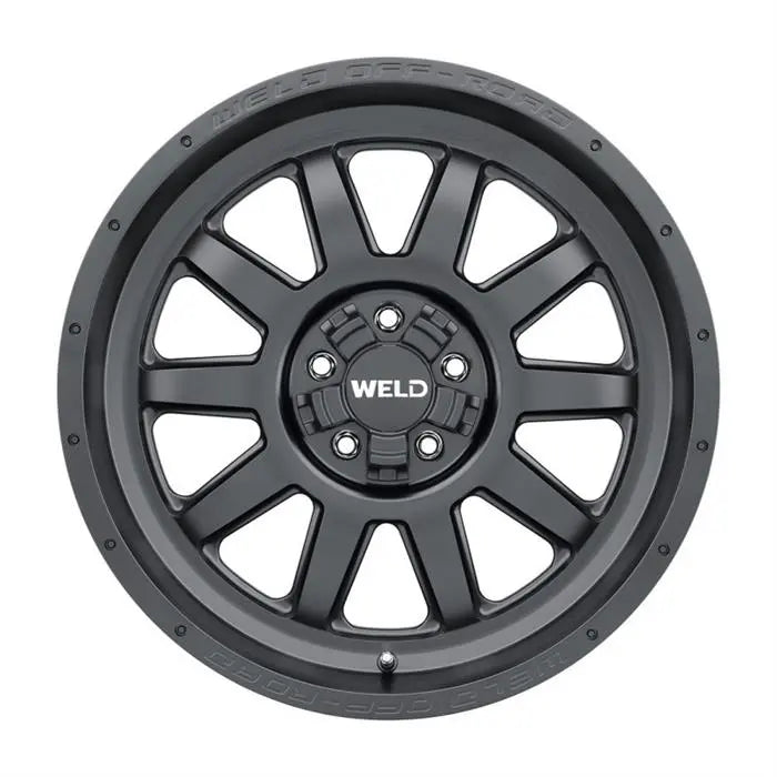 Weld black auto part