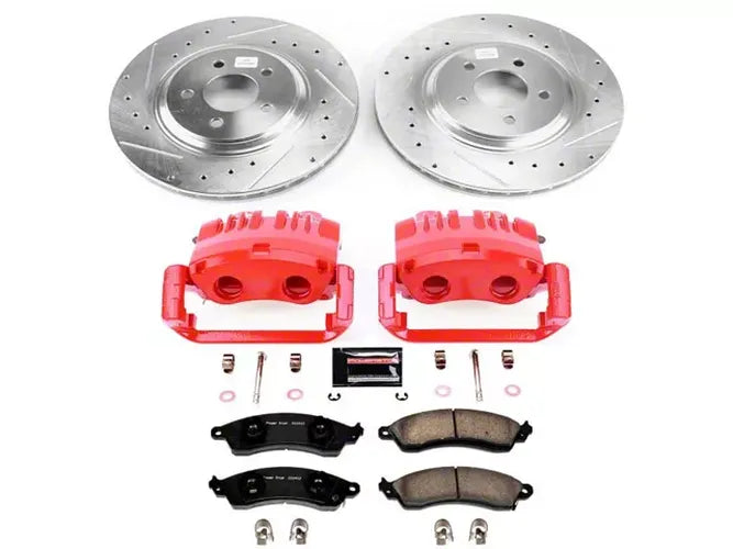Power Stop 1999 Ford Mustang Front Z23 Evolution Sport Brake Kit w/Calipers