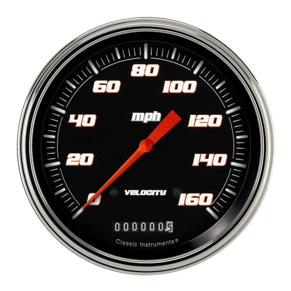 VELOCITY BLACK 5IN SPEEDO 160MPH