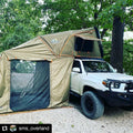 TUFF STUFF OVERLAND ALPHA HARD TOP SIDE OPEN TENT BLACK 4 PERSON