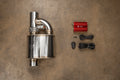 Off Road Universal Muffler Kit, Single Inlet Dual Outlet, 76MM 3.0" 1 Muffler