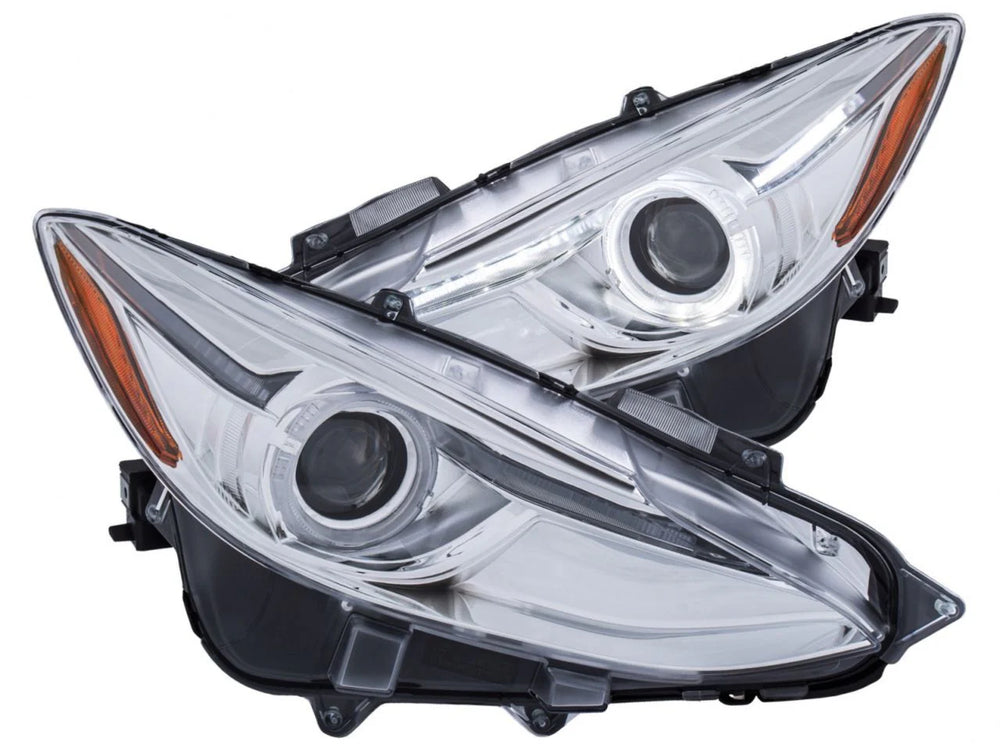 1417 MAZDA 3 PROJECTOR HEADLIGHTS PROJECTOR HEADLIGHTS W/HALO CHROME W/AMBER DRIVE/PASS