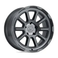 BRCHS 17X9.5 5X5.0 BRSH-GNMTL -18MM