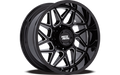MO812 20X10 5X5.0 18MM GLOSS BLACK MILLED
