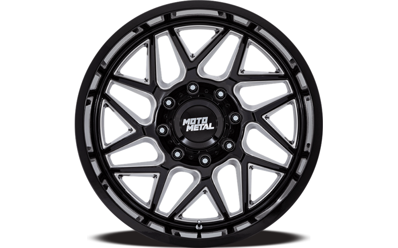 MO812 20X10 5X5.0 18MM GLOSS BLACK MILLED