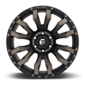 FUEL WHEELS BLITZ 16X8 5X139.7 108 MBT -10 CAST ALUMINUM MATTE BLACK DOUBLE DARK TINT D67416808540