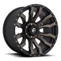 FUEL WHEELS BLITZ 16X8 5X139.7 108 MBT -10 CAST ALUMINUM MATTE BLACK DOUBLE DARK TINT D67416808540