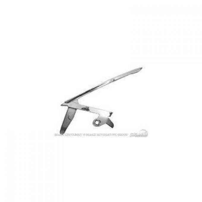 64-66 LH VENT WINDOW FRAME CHR