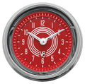 V8 RED STEELIE 2IN CLOCK W/RESET