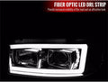 DENALI PROJECTOR HEADLIGHTS WITH CHROME HOUSING CLEAR LENS AND AMBER REFLECTOR