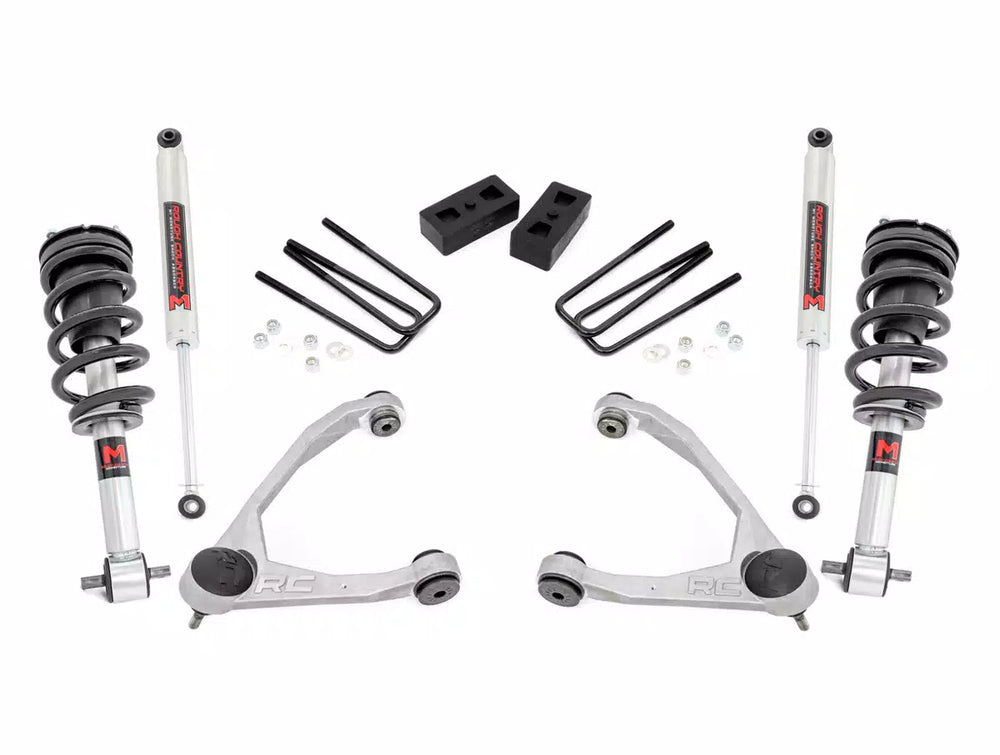 3.5 Inch Lift Kit Cast Steel M1 Strut Chevy/GMC 1500 (07-13)