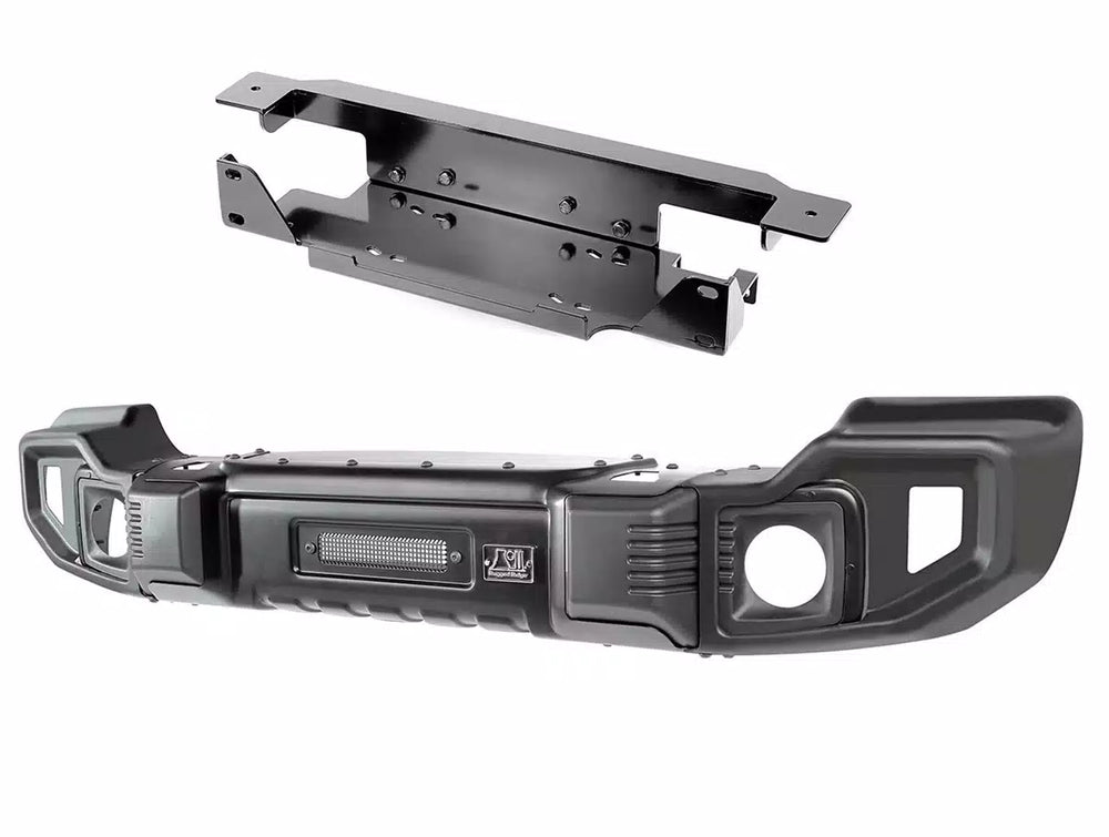 ~(95 lbs. 92X30X16)~ Spartacus Bumper Kit w Winch Plate 07-18 Jeep Wrangler JK