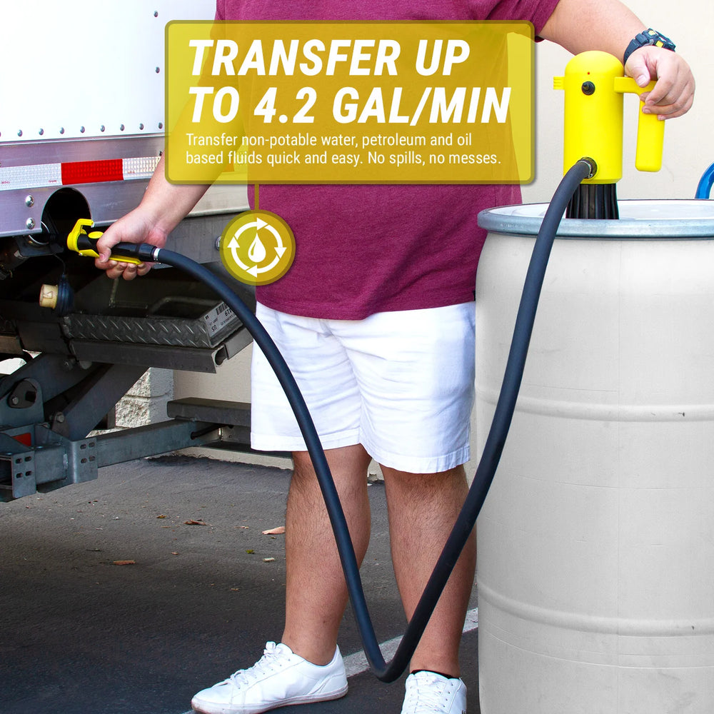 LITHIUM BATTERY POWERED DRUM PUMP