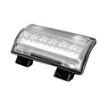 ~(4 lbs. 14X10X8)~ Jeep 18-20 JL Wrangler Front High Power White OLED DRL with High Power Amber Scanning Switchback OLED Turn Signal 2-Piece Set (Replaces OEM Halogen Version) - Clear Lens