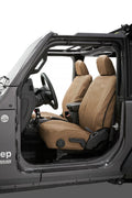 Covercraft 18-24 Jeep Wrangler Endura PrecisionFit Custom Front Row Seat Covers - Red/Black