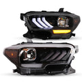 1619 FORD F150 1517 PROJECTOR DRL HEAD LIGHTCHROME/CLEAR