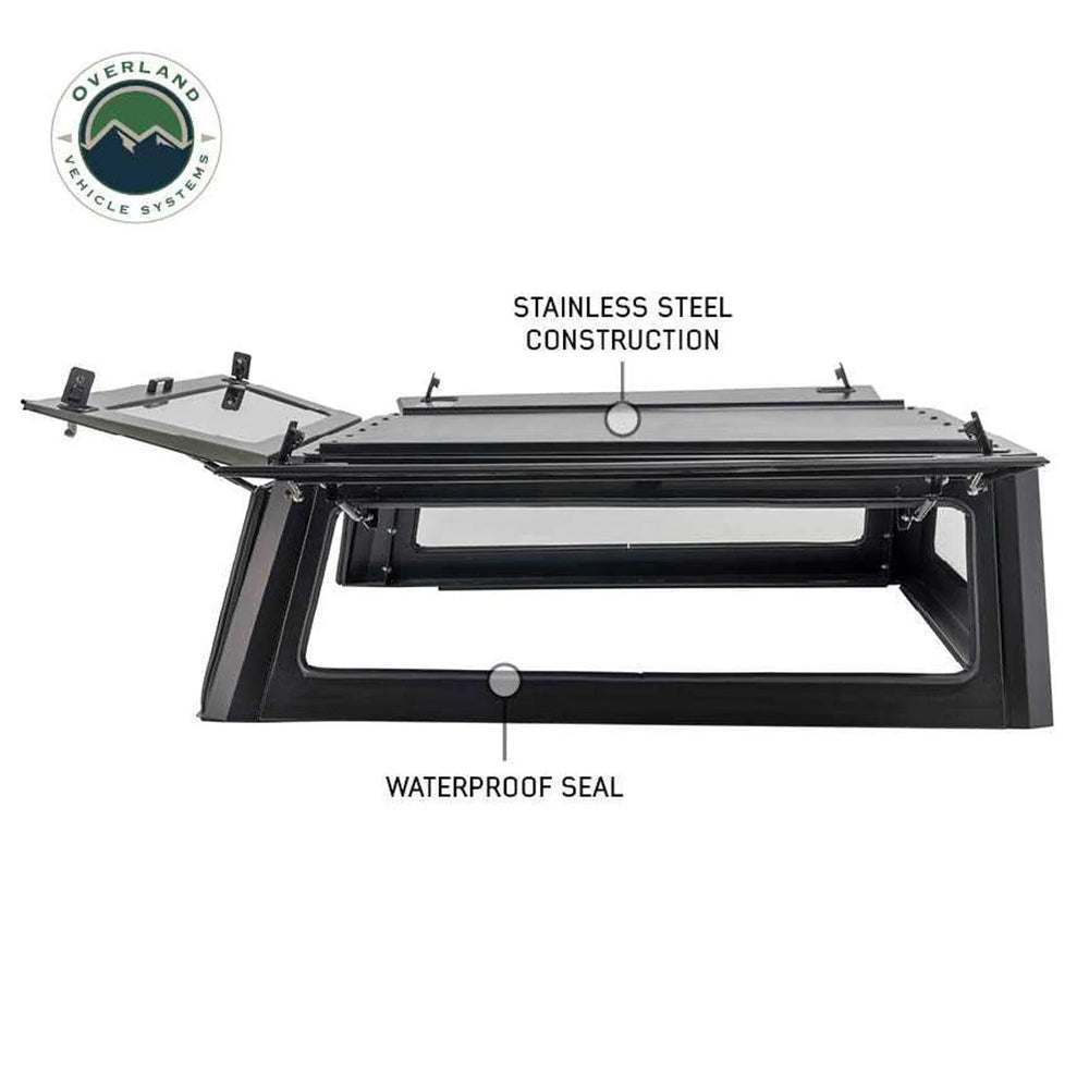 1522 COLORADO/CANYON 5FT BED EXPEDITIONTRUCK CAP W/FULL WING DOORS W/FULL WINDOW