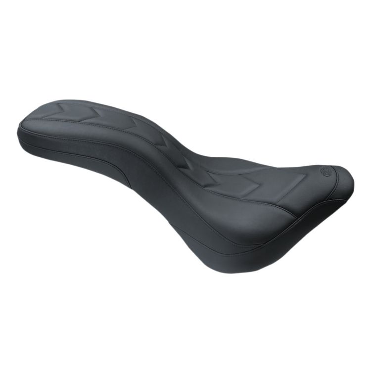 Mustang 18-21 Harley Heritage Classic & Deluxe DayTripper 1PC Seat Apex - Black