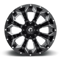 ~(60 lbs. 23X23X15)~ ASSAULT 20x12 5x139.70/5x150.00 MATTE BLACK MILLED (-43 mm)