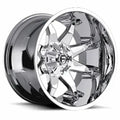 ~(42 lbs. 23X23X12)~ OCTANE 20x9 5x139.70/5x150.00 CHROME PLATED (20 mm)